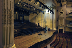 View of the stage and front stalls, Usher Hall