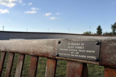 Bench dedicated to the memory of Alan Nisbet