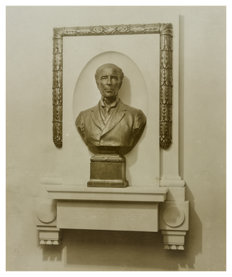 Bust of Andrew Usher, Usher Hall 