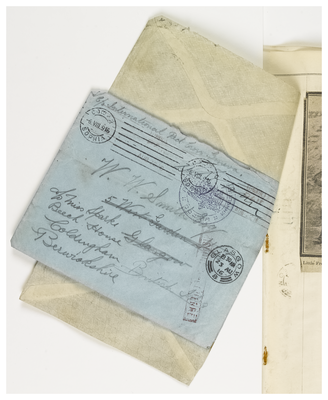 Example of mail from WW1
