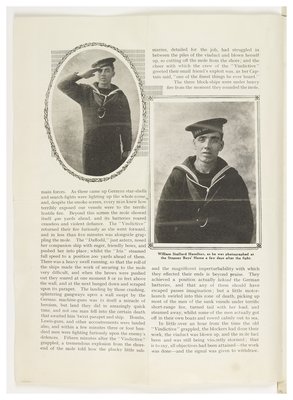 Page from WW1 Scrapbook Collection, Heroes of Zeebrugge