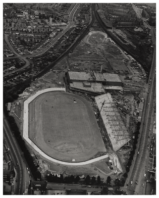 Meadowbank Sports Centre, aerial view