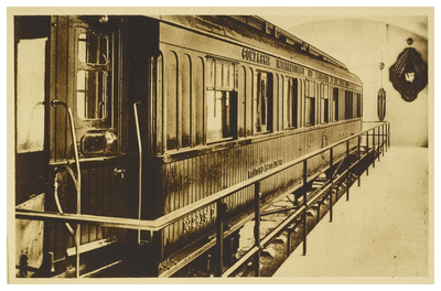 Foch's railway car, in which the armistice was signed