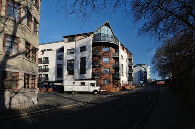 View of new flats on West Cromwell Street