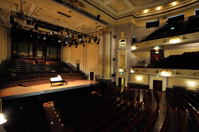 The stage and stalls, Usher Hall, Edinburgh
