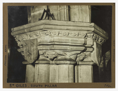 Preston Arms, St Giles, south pillar