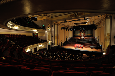 The view of the Grand Circle, Usher Hall
