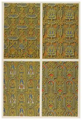 Plate XXXI, Ornaments in panels. 