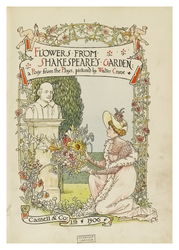 Title page from Flowers from Shakespeare's Garden