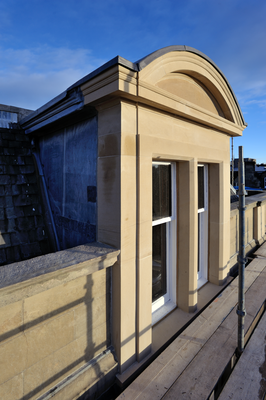 Renovated stone and leadwork, Learmonth Avenue South