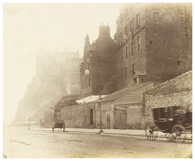 Edinburgh Castle from Johnston Terrace