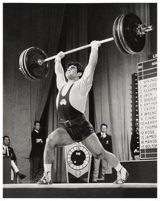 Weightlifter at 1970 Commonwealth Games