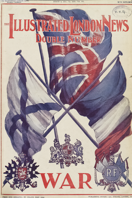 War supplement cover from Illustrated London News