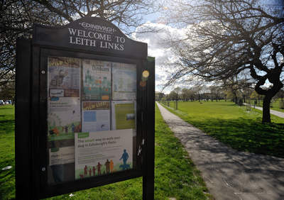 Leith Links entrance at Links Gardens