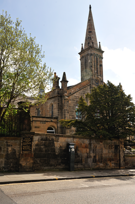 The Bore Stone and Morningside Parish Church