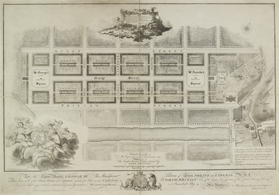 Plan of the new streets and squares for Edinburgh