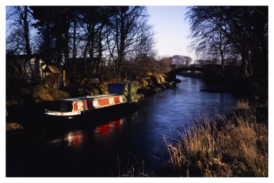 Thomas Telford boat and bridge 16, Union Canal