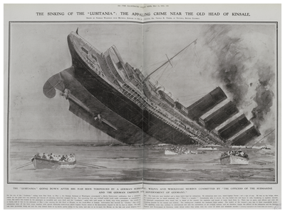 The sinking of the 