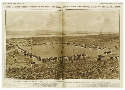 Britain's national winter game at the Dardanelles