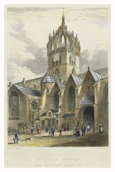 St Giles Church from the  north-west, altered 1827
