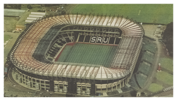Aerial view of Murrayfield Stadium