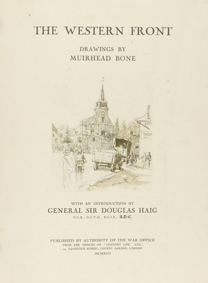 Title page from The Western Front
