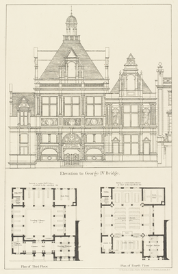 Selected design for Edinburgh Public Library