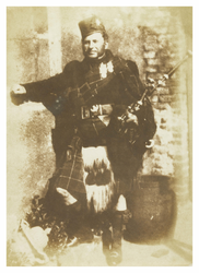 The Highland Society's piper