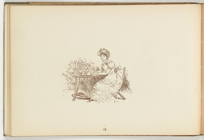 A sketch book of R. Caldecott's, page 14.