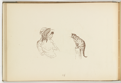 A sketch book of R. Caldecott's, page 16.