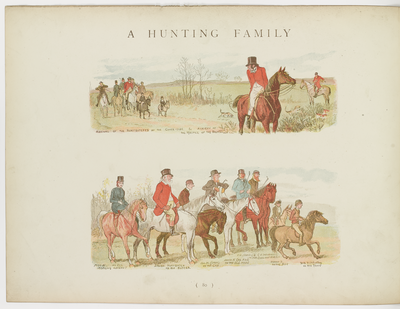 First page of 'A Hunting Family'