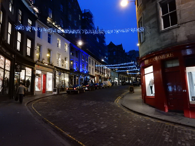 Christmas lights, Victoria Street