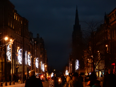 Christmas lights, High Street