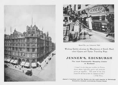 Advert for Jenner's, Edinburgh