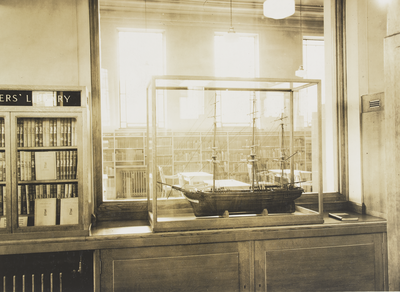 Leith Branch Library: Model ship