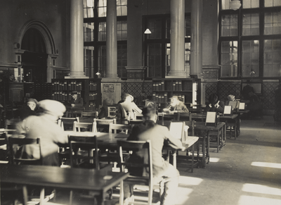 Central Library: Newspaper reading room