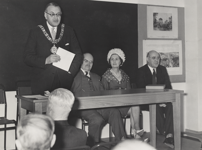 Central Library: Opening of the Scottish Department