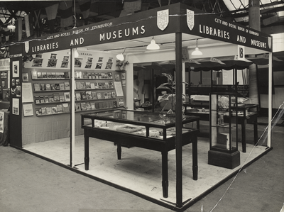 Edinburgh City Libraries and Museums exhibition stand