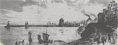 Leith Pier from the West, 1775