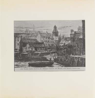 Old North Leith, showing St Ninian's Church and Manse