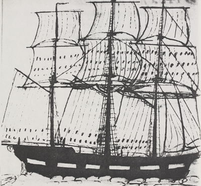 Unknown sailing ship
