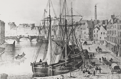 The Shore and Harbour from the Upper Drawbridge, 1842