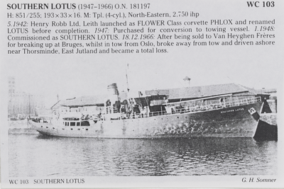 'Southern Lotus', Henry Robb Ltd