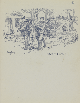 Notelet with patriotic wartime image