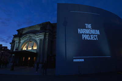 General view of Usher Hall before Harmonium Project 