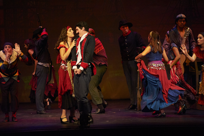 Cast members of Zorro - the Musical