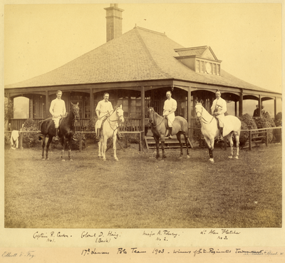The Polo Team of the 17th Lancers