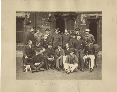Octagon Wine Club, Oxford University 1882