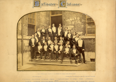 Bullingdon Club, Oxford University 1883