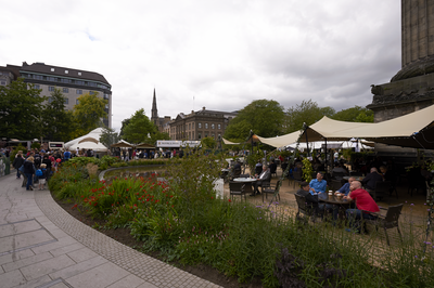 Festival bars and theatres in St Andrew Square